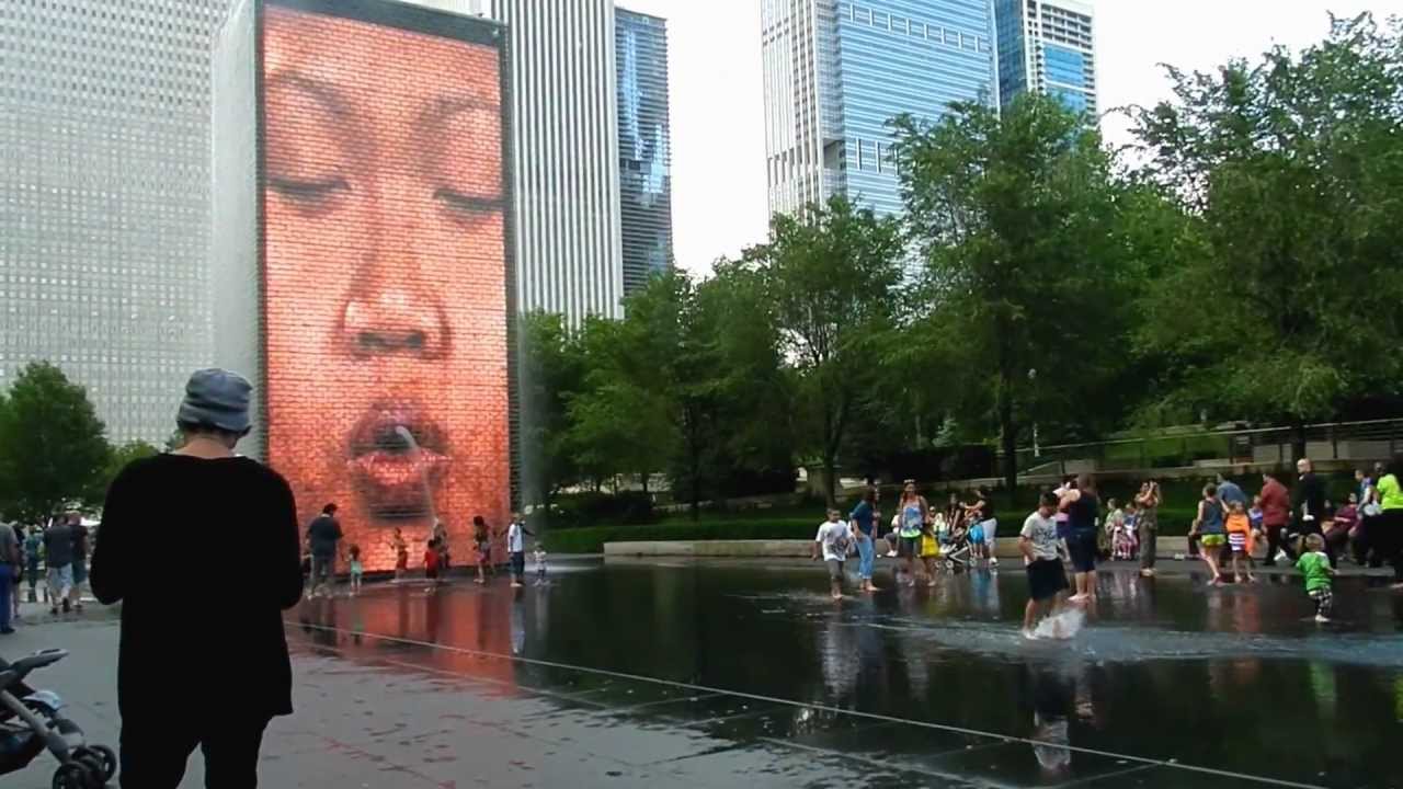 crown fountain Razones para visitar Chicago