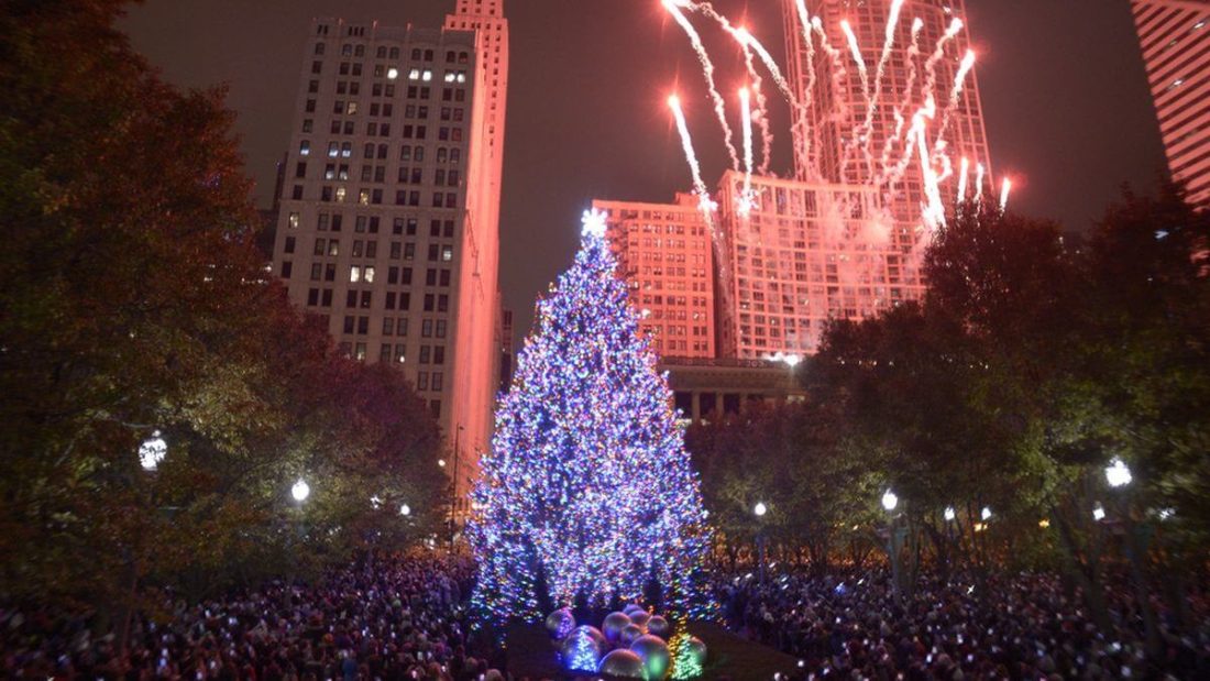 El encendido del árbol de Navidad de Chicago es hoy en Millennium Park